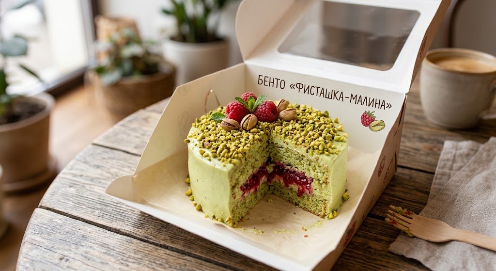 Бенто Фисташка-Малина